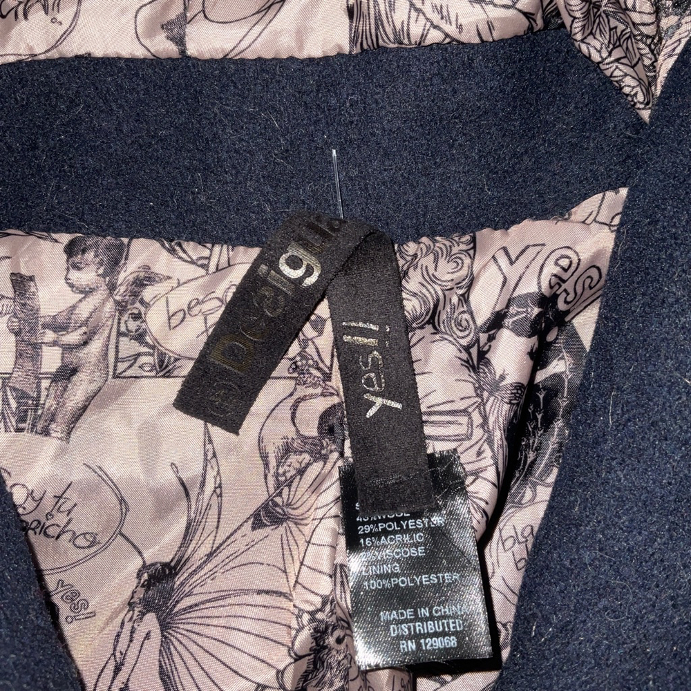 desigual jacket size medium patchwork aztec - image 2